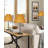 58'' Rustic Bronze Traditional Floor & Table Lamp Set