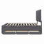 Full Size Upholstered Platform Bed With Twin Size Trundle And 3 Drawers, Linen Fabric