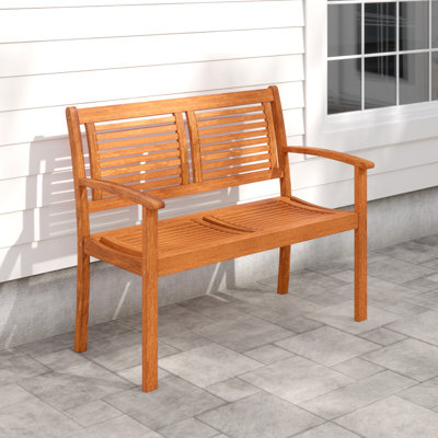 Adabpreet Wood Outdoor Bench