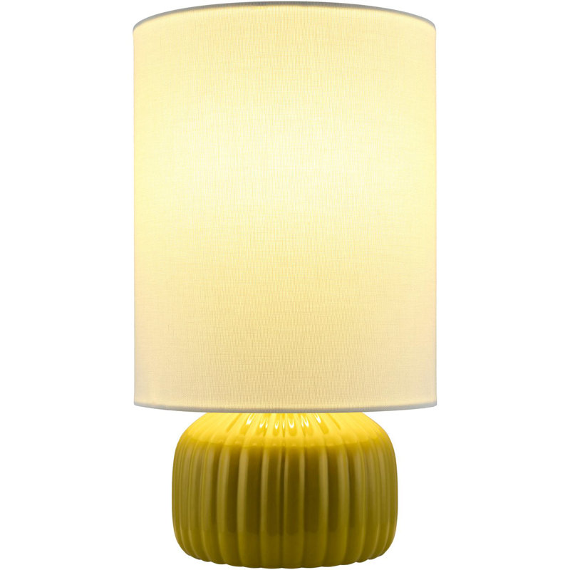 Lampe de table Bachani, Jaune