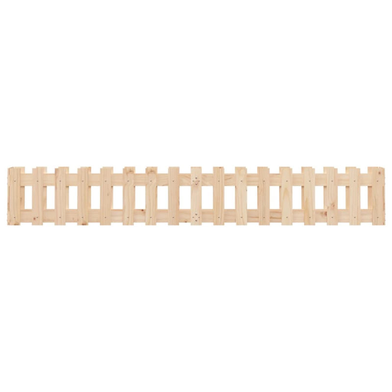 Washtenaw Outdoor Raised Garden Bed, 11.8" H x 78.7" W x 11.8" D, Brown
