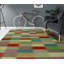 Tapis vert / rouge / jaune en laine noué à la main de conception unique 8 pi 5 po x 9 pi 9 po Janadia