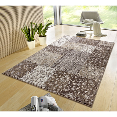 Flatweave Taupe Rug