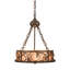 Lustree tambour 4 lumières pins Wynsum