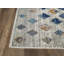 Tapis gris à motif géométrique Elberton-1843484405