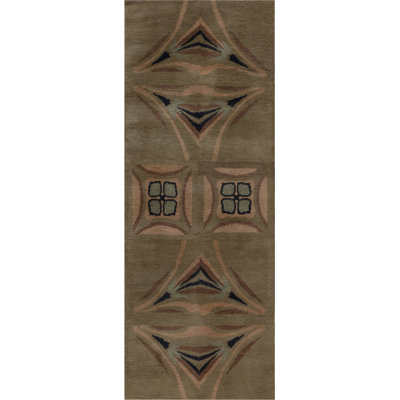 Modern One-of-a-Kind 3'4" X 8'7" Area Rug