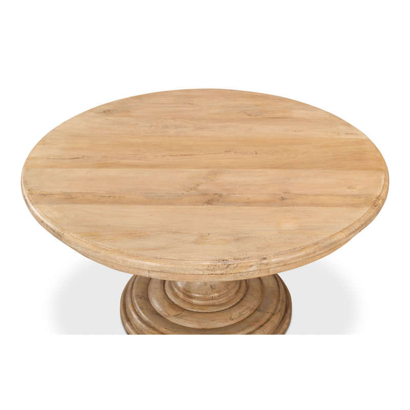 Guillermo Round Solid Wood Dining Table