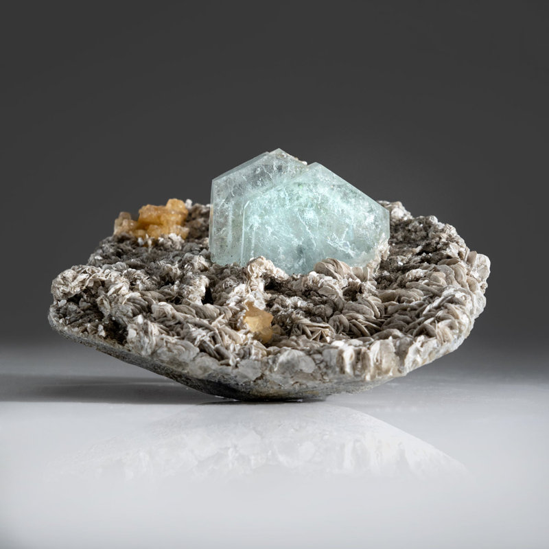 Blue Barite from Jebel Ouichane, Sagangane, Nador Province, L'oriental Region, Morocco