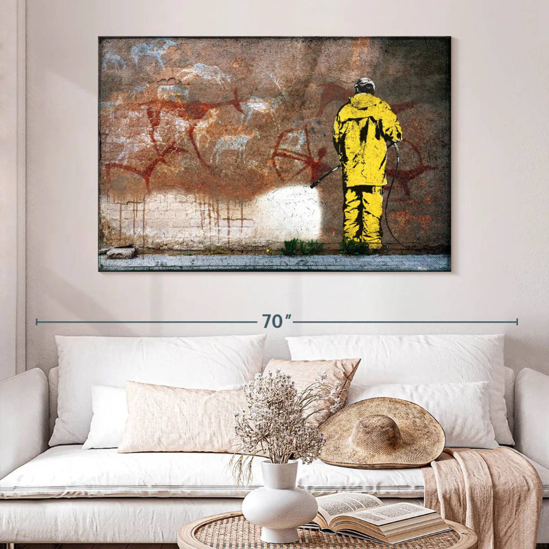 Leisha Street Cleaner, 34" H x 51" W