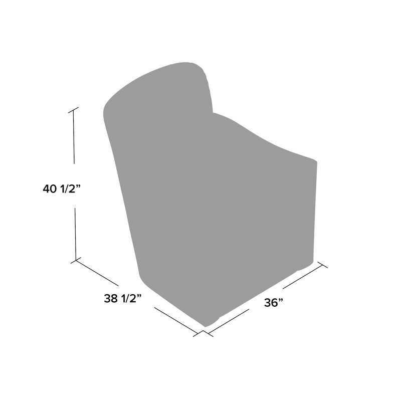 Luna Leather Swivel Armchair, Outsider Raven Genuine Leather, Gunmetal, Swivel - Standard