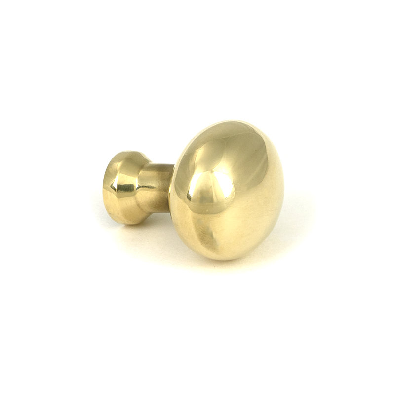 Moore Cabinet Knob, 0.98" Knob Diameter, Aged Brass