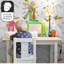 The Little Prince Wallpaper, White Foxes Pattern Nursery