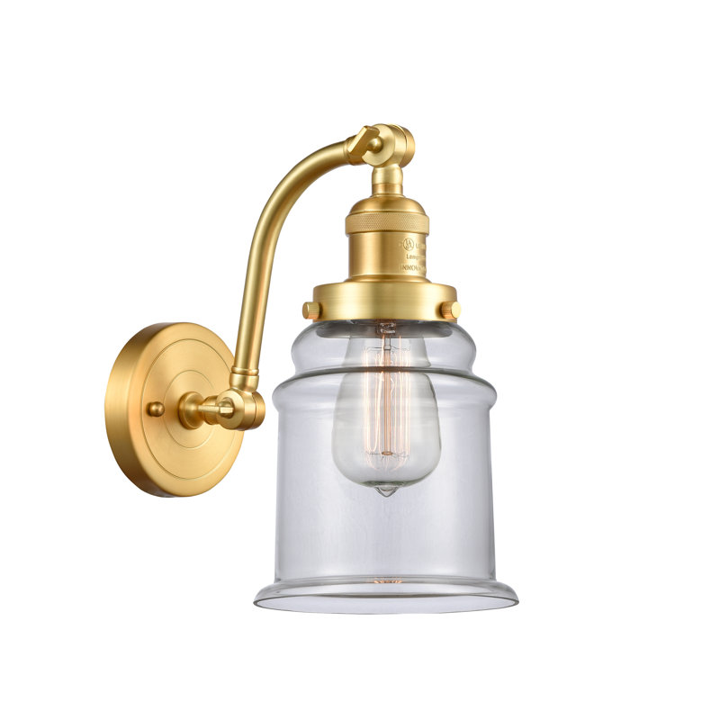 Alexandira Armed Sconce, Clear, LED, Polished Chrome