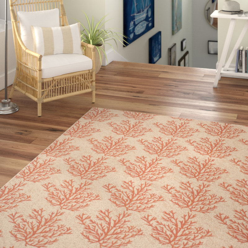 Plummer Performance Floral Indoor/Outdoor Area Rug
