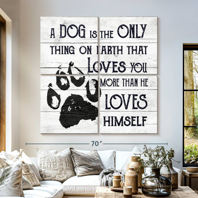 Tergel Dog's Unconditional Love, 57" H x 57" W