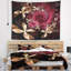 Tapisserie de motif fleur abstraite abstraite-28498699