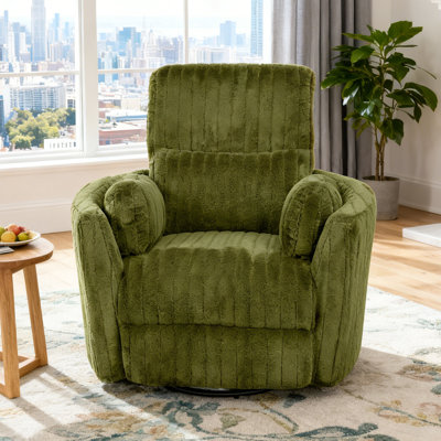 Fauteuil inclinable électrique surdimensionné de 39 po de largeur avec 2 coussins, ports inclinables électriques USB, fauteuil confortable pour le salon de la chambre à coucher