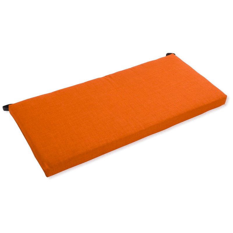 Indoor/Outdoor Seat Cushion, Tangerine Dream