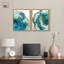 Great Blue Green Abstract -199610346-199610352