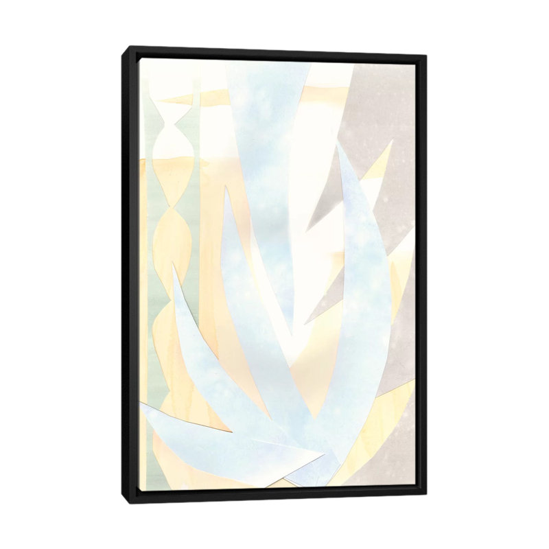 «Painted Desert III», impression sur toile, H 26 po x l 18 po x P 1,5 po, Toile avec cadre noir, Pas de tapis