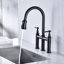 Bridge Kitchen Faucet With Pull-Down Sprayhead In Spot