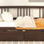 Lit de jour simple en bois avec deux tiroirs-822556011