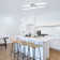 3 - Light 33.86" Dimmable LED  Flush Mount