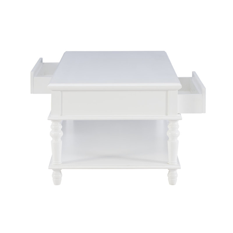 Table basse à 4 pieds avec rangement Springer