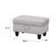 Repose-pieds en flanelle avec rangement-1083454861