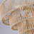 5 Tier 8 Light Raffia Dimmable Chandelier