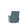 Carnegie 33" Leather Power Glider Swivel Recliner with Adjustable Headrest - Powered By Freemotion