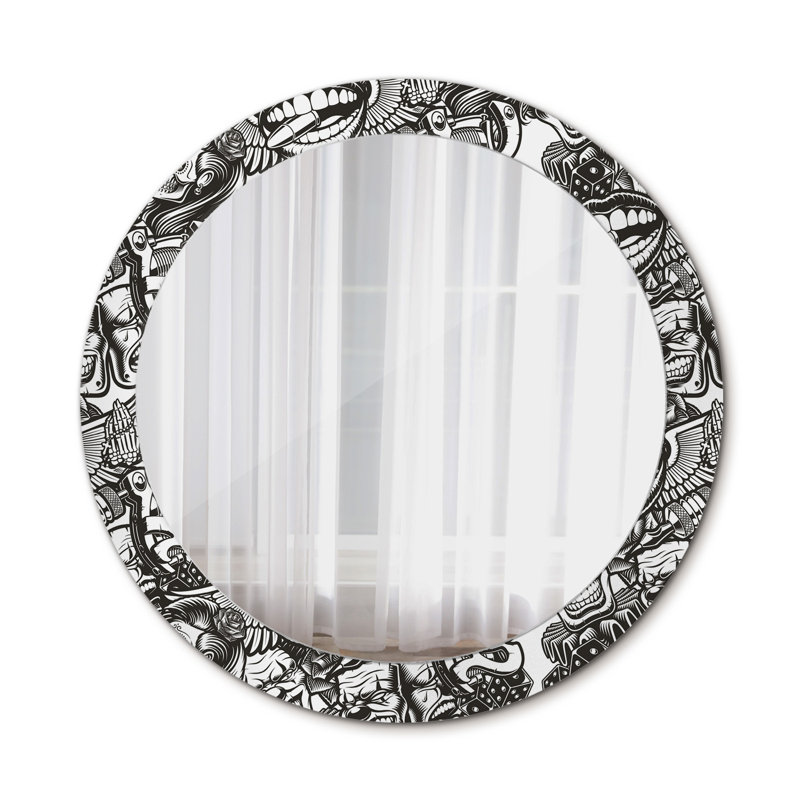 Huldar Glass Flat Wall Mirror