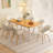 Detachable Two-Piece Steel Dining Table