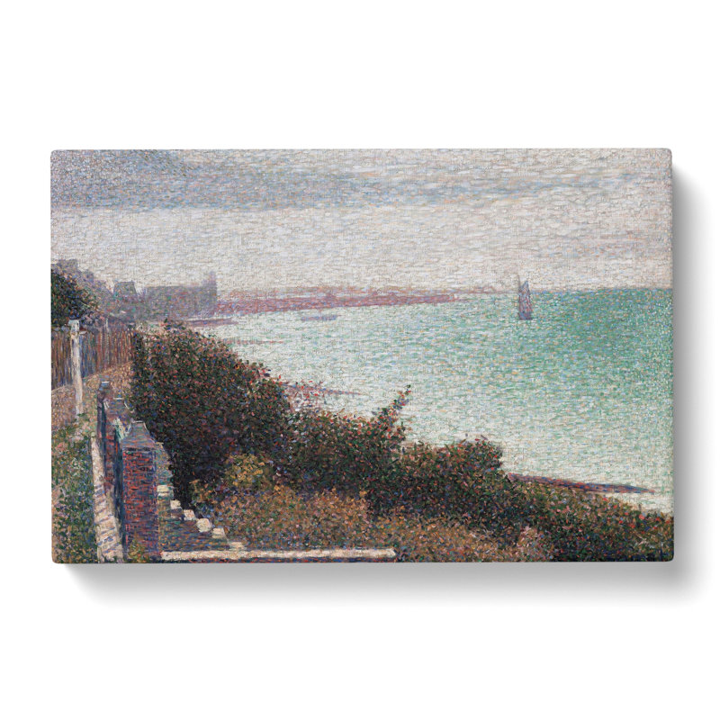 Coast Scene by Georges Seurat - Wrapped Canvas, 40cm H x 60cm W x 3cm D