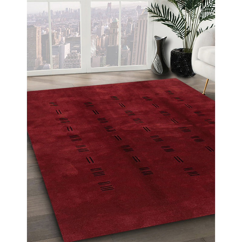 Tapis 100% abstrait 3591 lavable à la machineWSH-ABS3591, Carré 6 pi