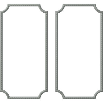 Moulure à panneau de feuilles d'acanthe Reeded