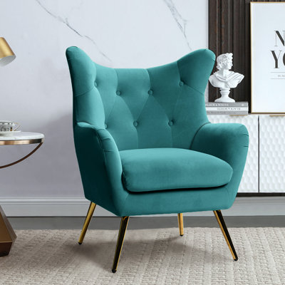 Chaise de bureau en velours