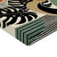 Drap-housse Ambesonne Monstera_ Boho Mid Century Sun Leaf_ Cannelle noir beige-95977394