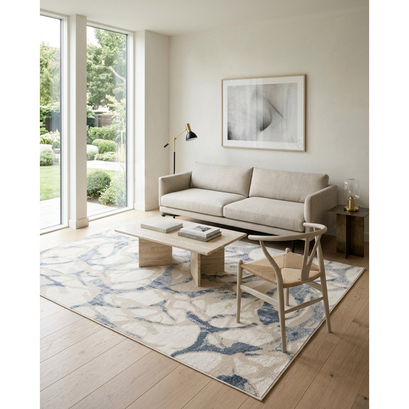 Azalea Ivory Rug, Rectangle 8' x 10'