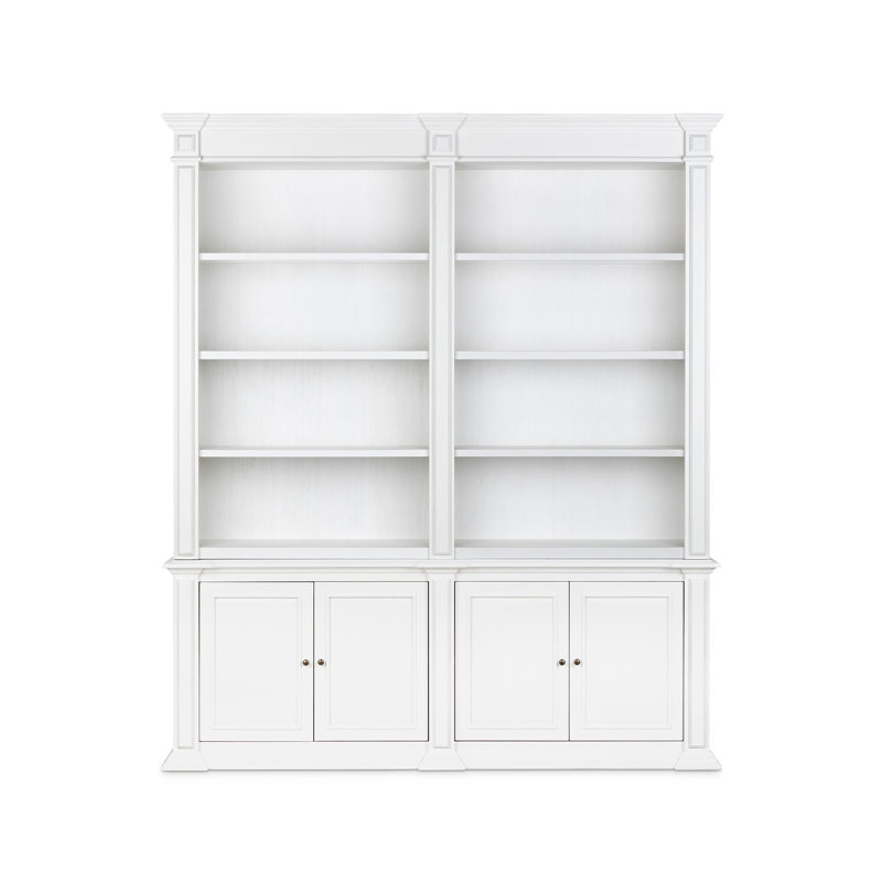 Fox Hollow Bookcase, Driftwood, Whitewash