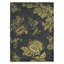 Hand Tufted Floral Area Rug in Charcoal/Gold-52732573