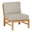 Club Teak Sectional Slipper Chair-83260248-83260261-83260274