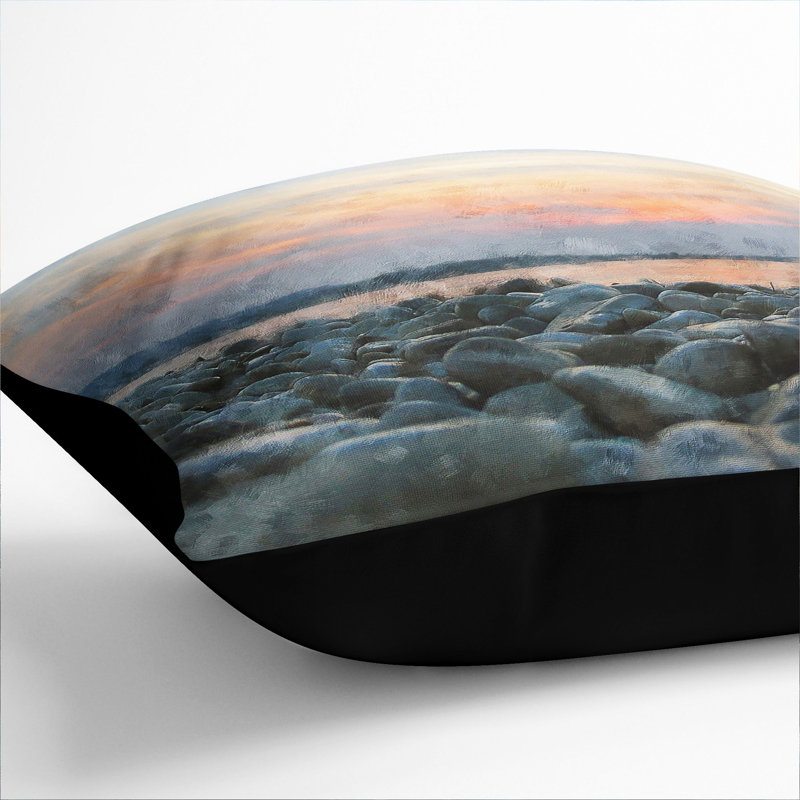 Square Cushion, 55cm H x 55cm W x 20cm D, Black