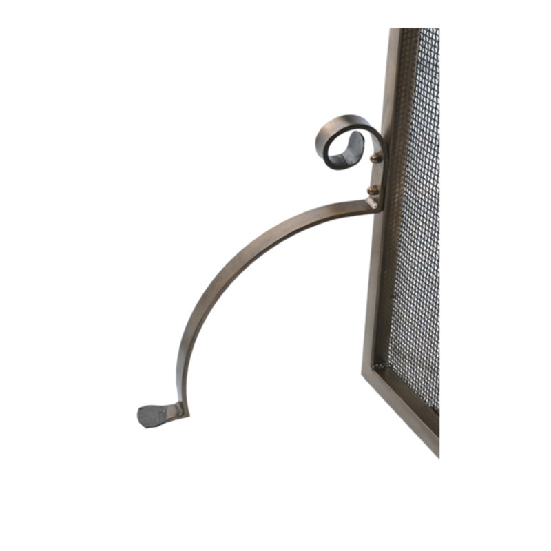 Prime 42" Height 1 Panel Steel Fireplace Screen