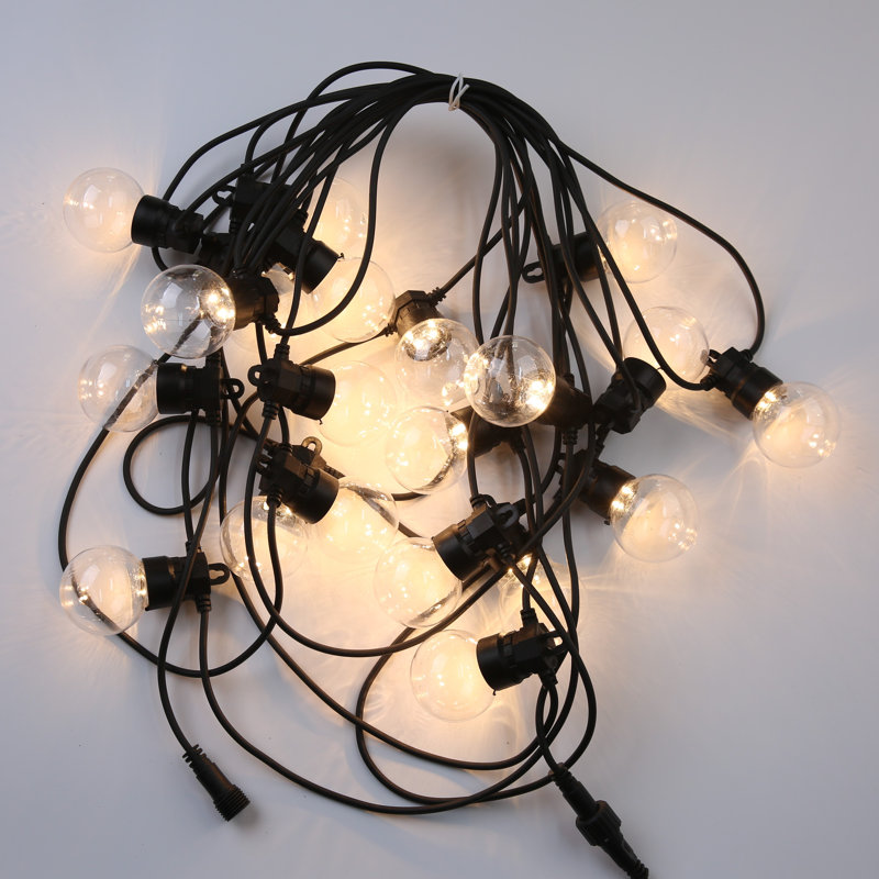 Indoor / Outdoor 12 - Bulb 288 in. Solar Powered LED Globe String Light