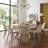 8-Piece Upholstered Dining Chairs with Tapered Carbon Steel Legs-1382268959