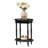 Moravian Oval End Table with Shelf-635084559