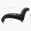 Chaise longue sans accoudoirs touffetée
