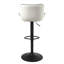 Swivel Bar Stools Modern Leather Upholstered Counter Stools for Kitchen Island, Adjustable Height Stools with Footrest for Home Bar-1305651190