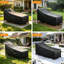 Housse et évent pour chaise longue en polyuréthane noir 420D, poignées et cordon, L 88 po x l 33 po x H 16 po